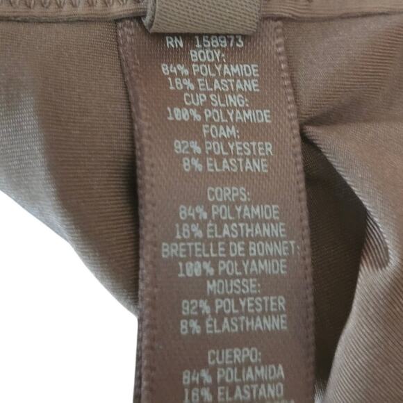 Skims Lightly Lined Underwire Adjustable Straps Beige Women's Bra 42DDD - Picture 4 of 5